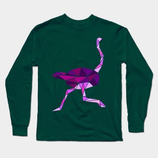 Geometric ostrich Long Sleeve T-Shirt